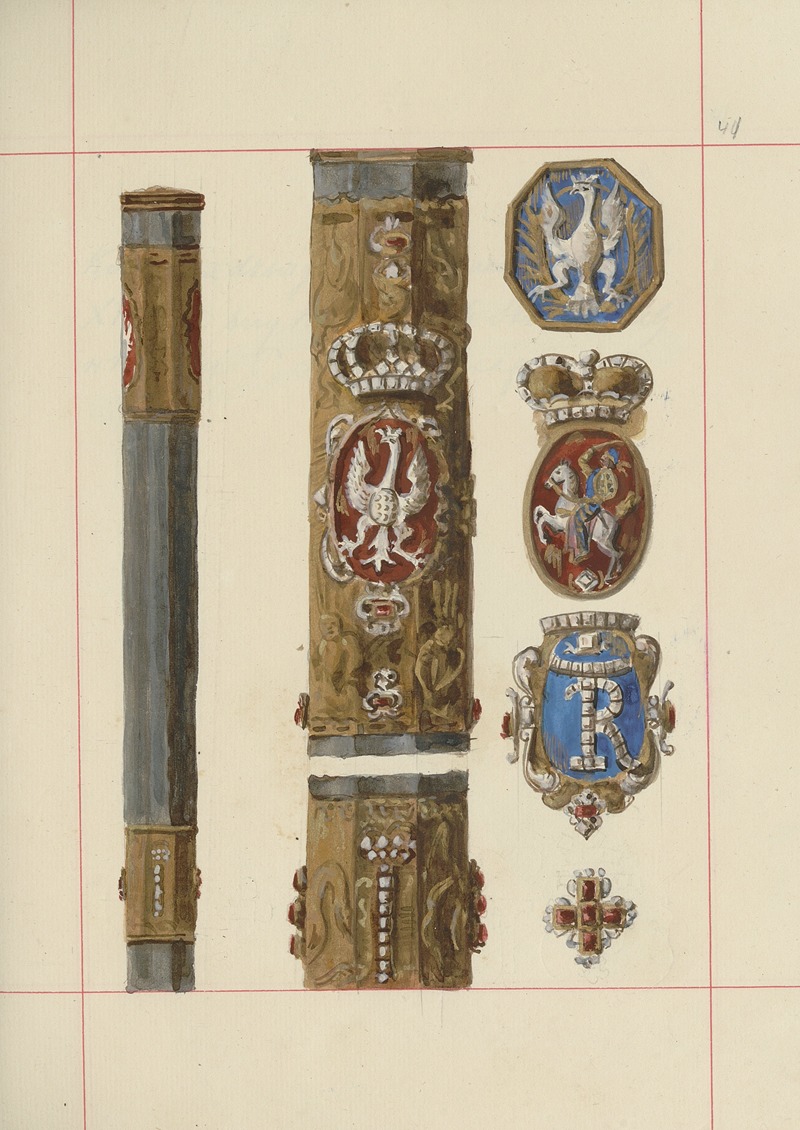Boleslaw Starzyński - Broń zaczepna i odporna w Polsce. T. 5, Uzupełnienia Pl.030
