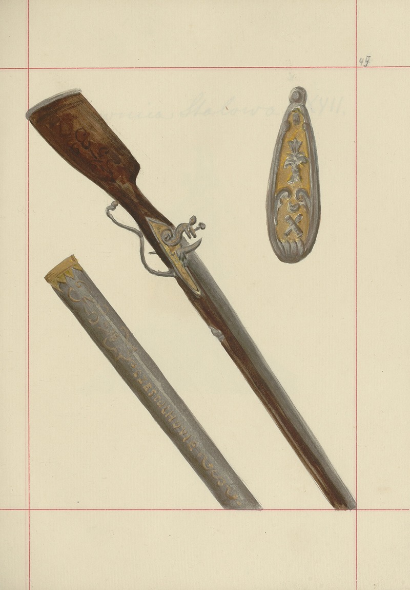 Boleslaw Starzyński - Broń zaczepna i odporna w Polsce. T. 5, Uzupełnienia Pl.032