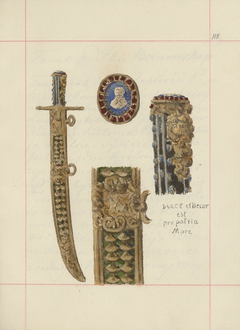 Boleslaw Starzyński - Broń zaczepna i odporna w Polsce. T. 5, Uzupełnienia Pl.079