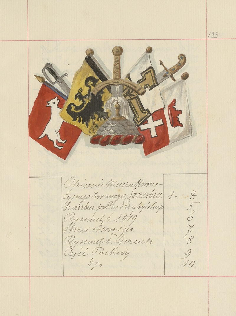 Boleslaw Starzyński - Broń zaczepna i odporna w Polsce. T. 5, Uzupełnienia Pl.100