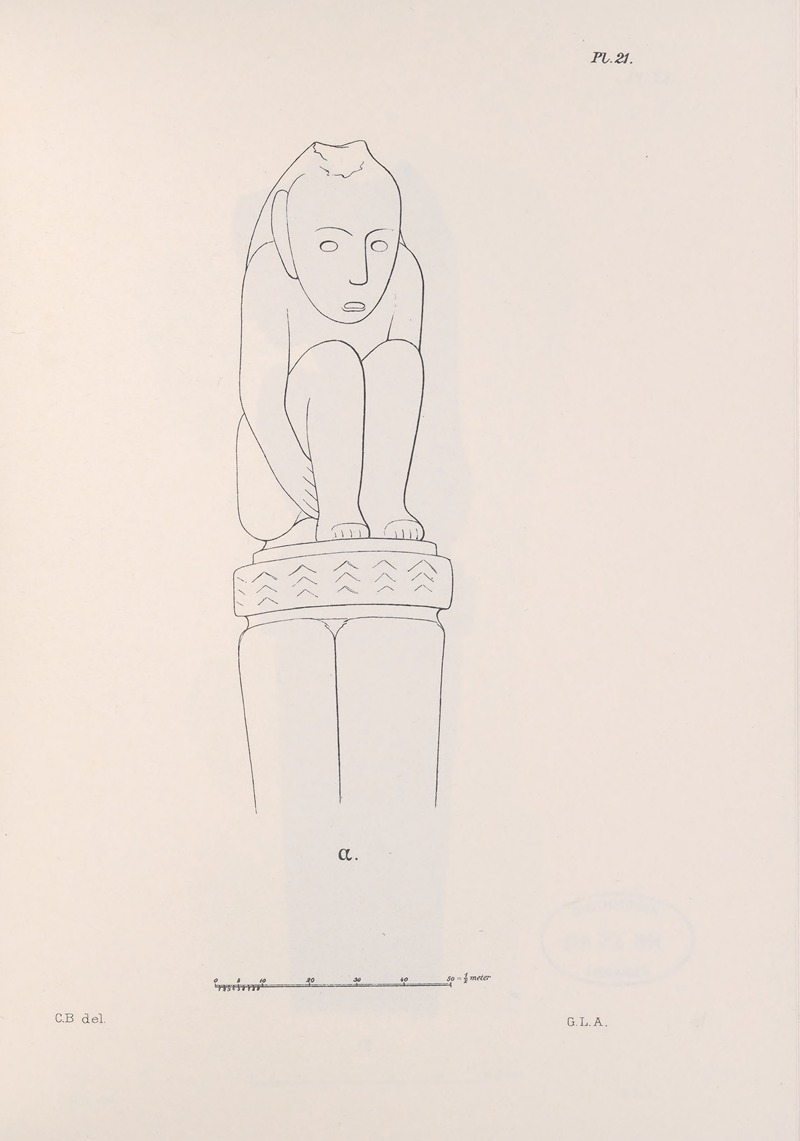 Carl Bovallius - Nicaraguan antiquities Pl.22