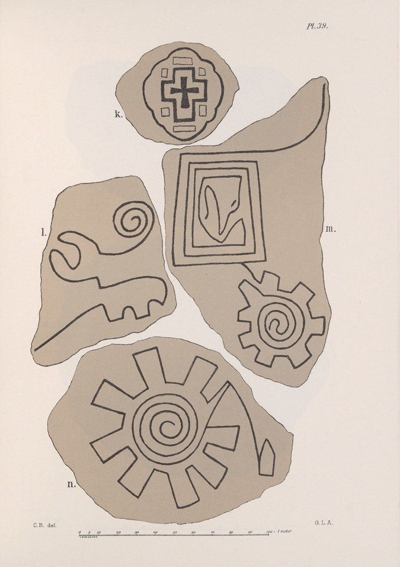 Carl Bovallius - Nicaraguan antiquities Pl.40