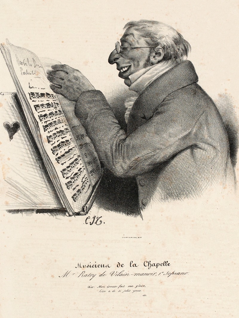 Charles-Joseph Traviès de Villers - Mr. Ratry de Vilain-manoir, 1er soprano