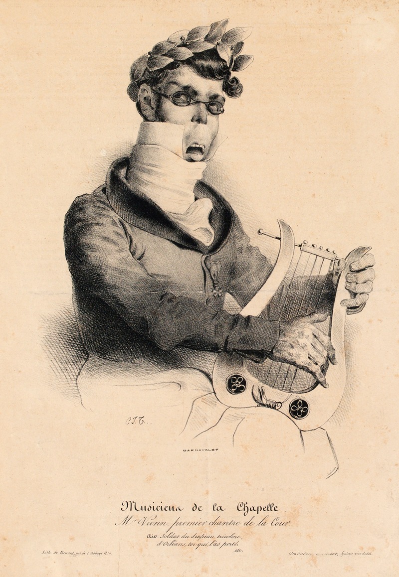 Charles-Joseph Traviès de Villers - Mr. Vienn, premier chantre de la Cour