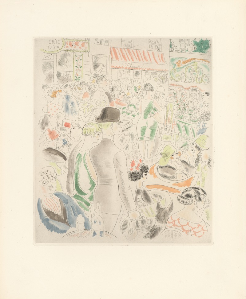 Chas Laborde - La rue Lepic