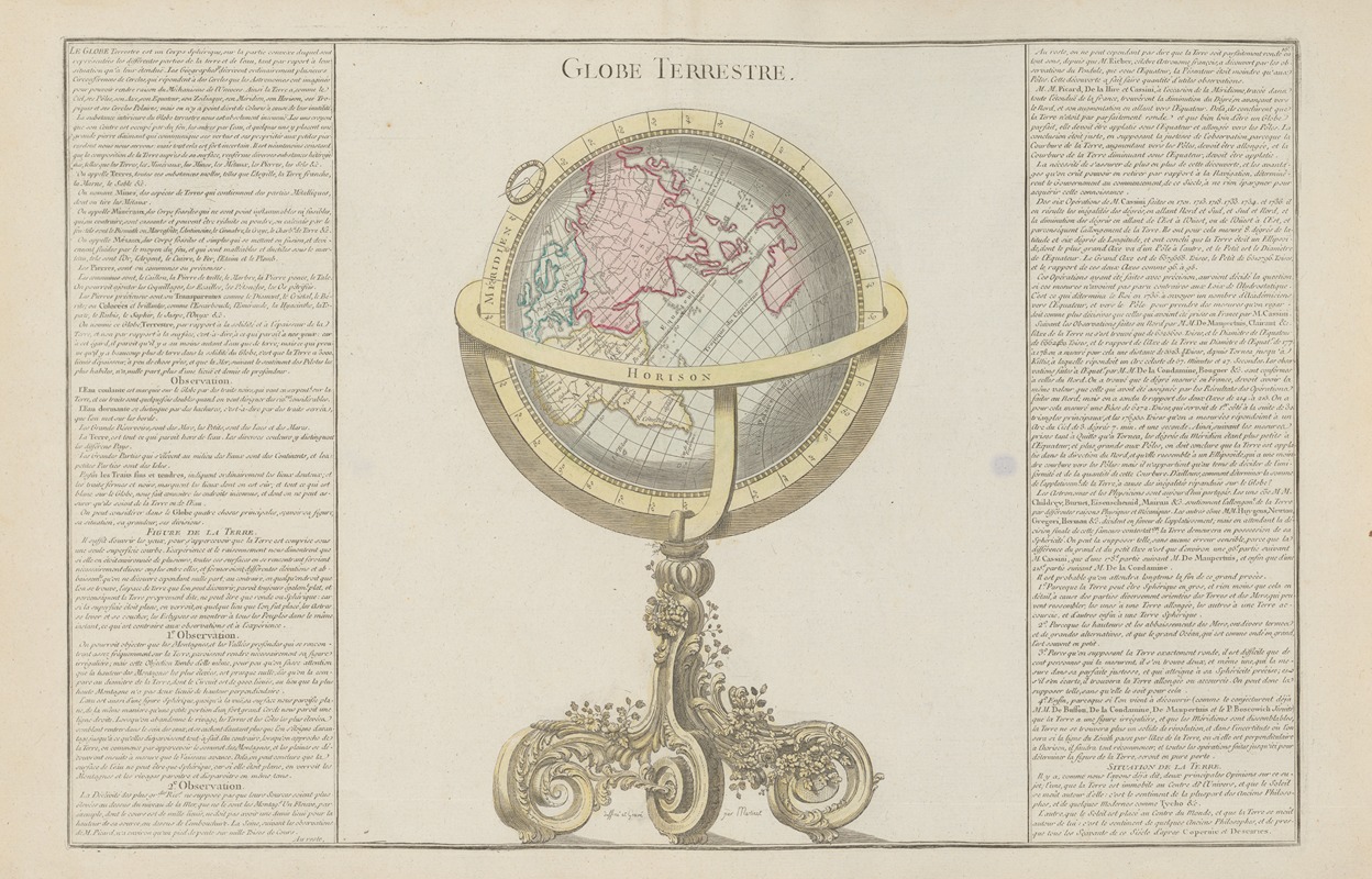 Claude Buy de Mornas - Globe Terrestre