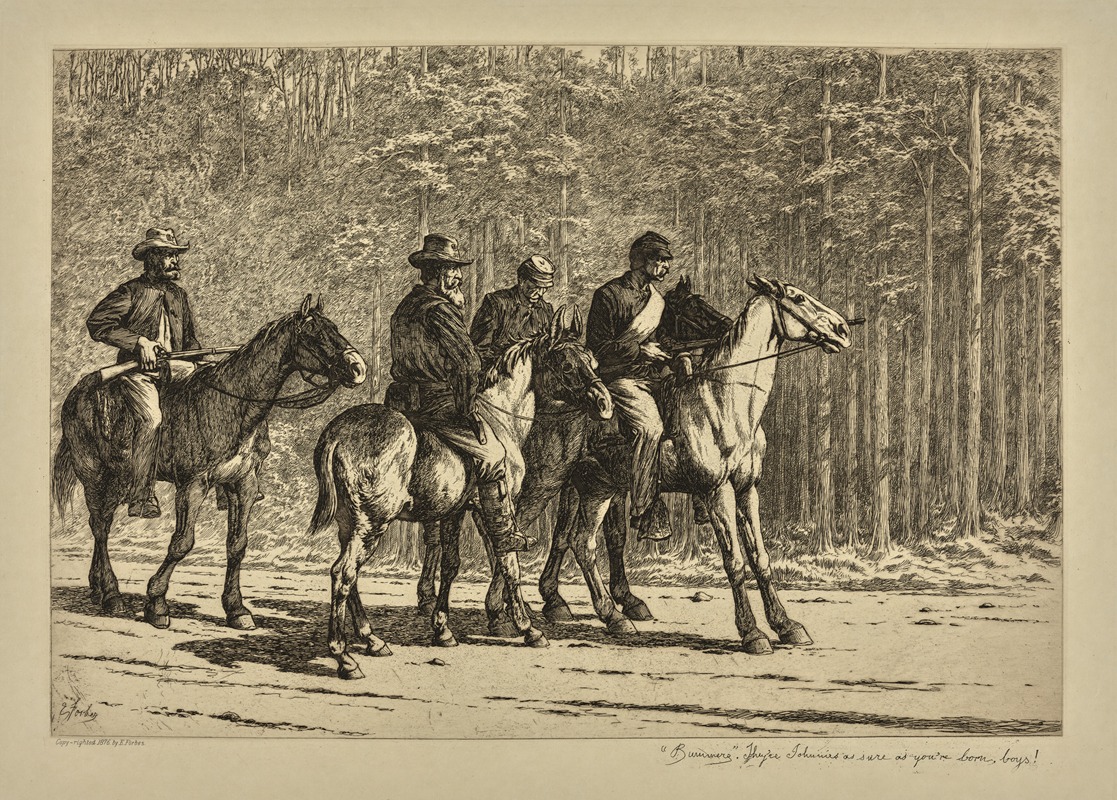 Edwin Forbes - Bummers. They’re Johnnies as sure as you’re born, boys!.