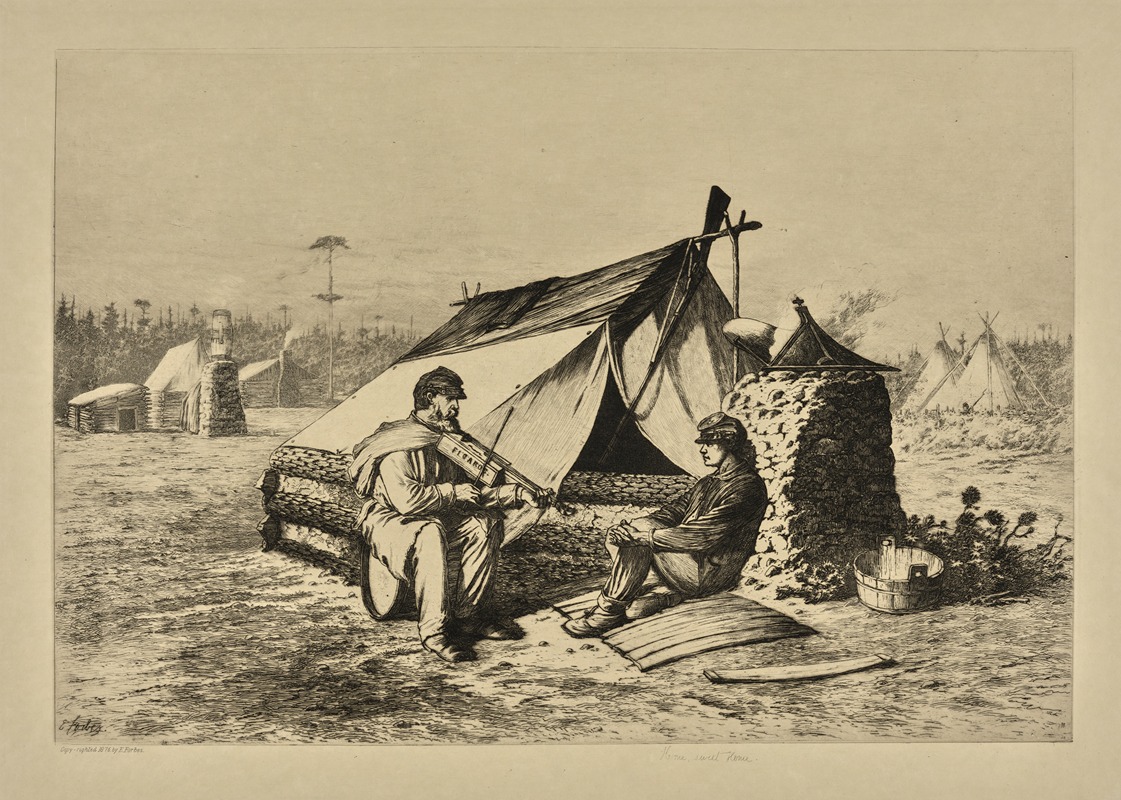 Edwin Forbes - Home, sweet home.