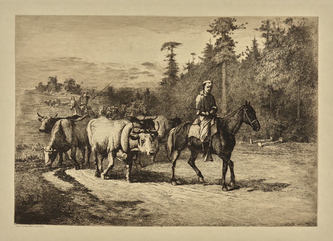 Edwin Forbes - The leader of the herd