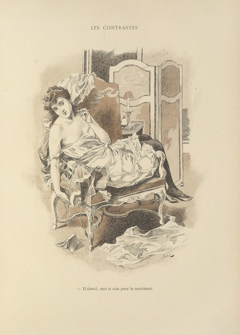 Ferdinand Bac - Les contrastes