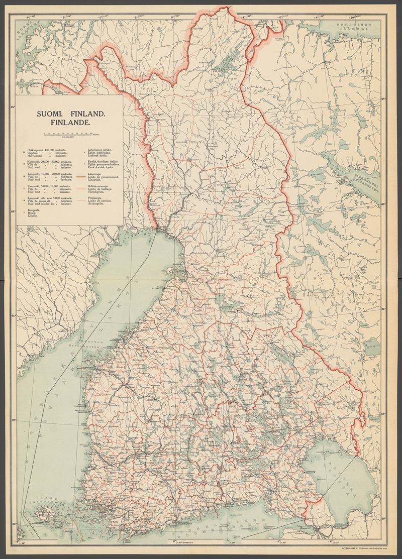 Ferdinand Tilgmann - Atlas ofver Finland Pl.01