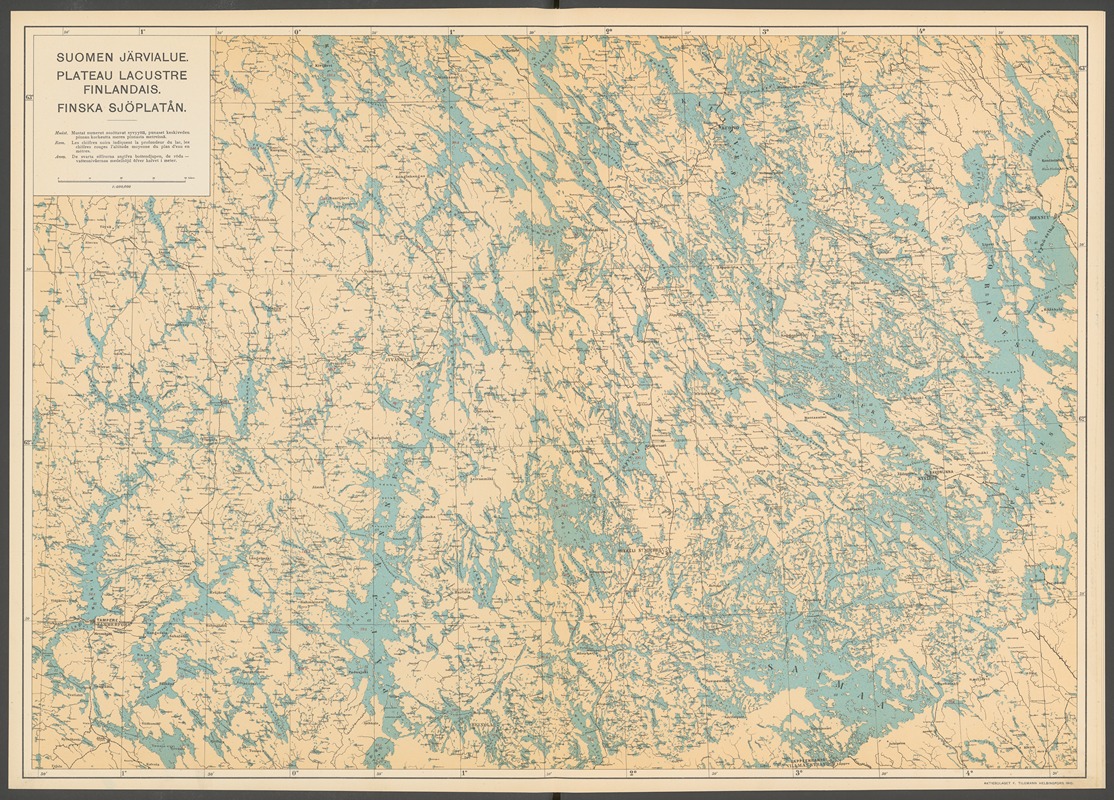 Ferdinand Tilgmann - Atlas ofver Finland Pl.13