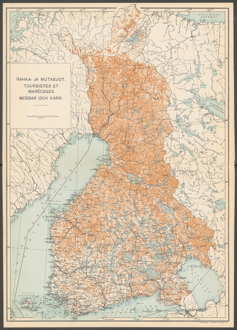 Ferdinand Tilgmann - Atlas ofver Finland Pl.16