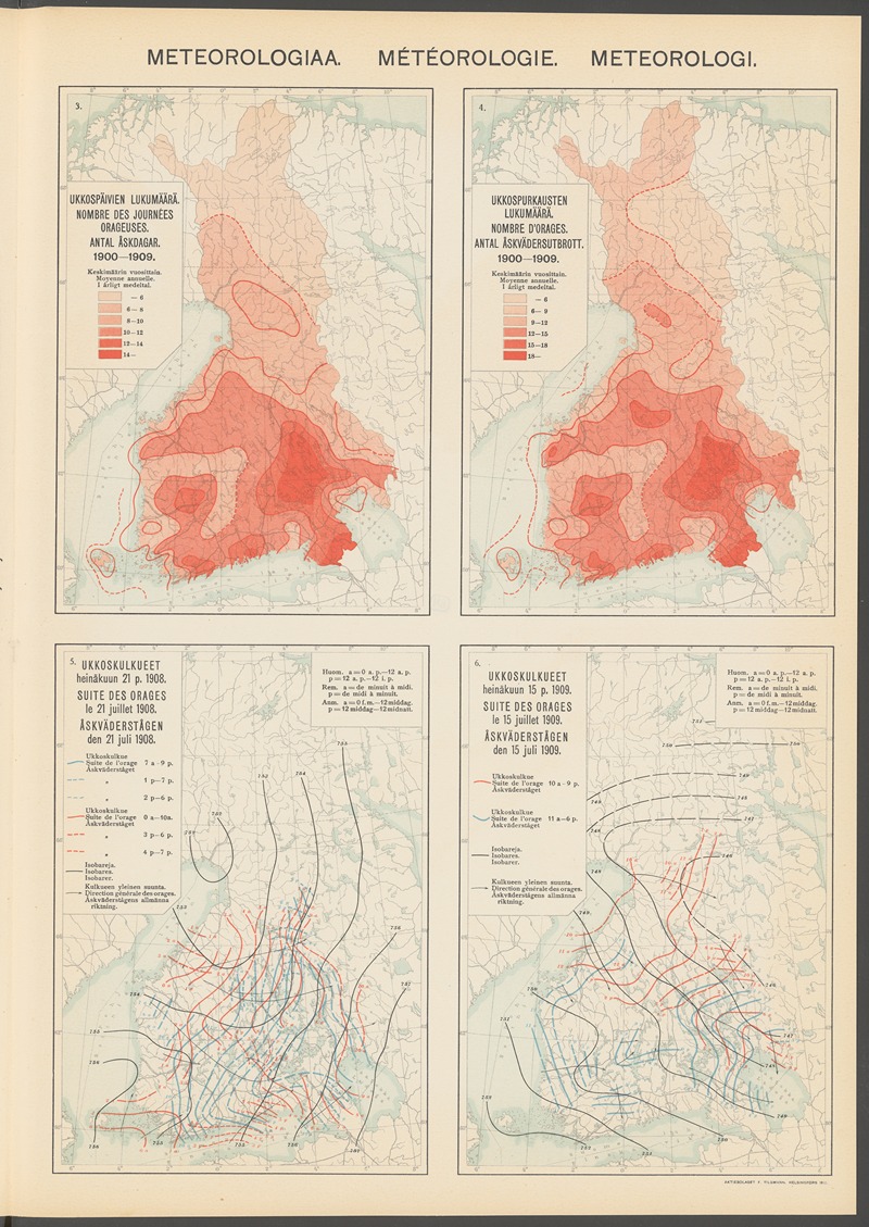 Ferdinand Tilgmann - Atlas ofver Finland Pl.21