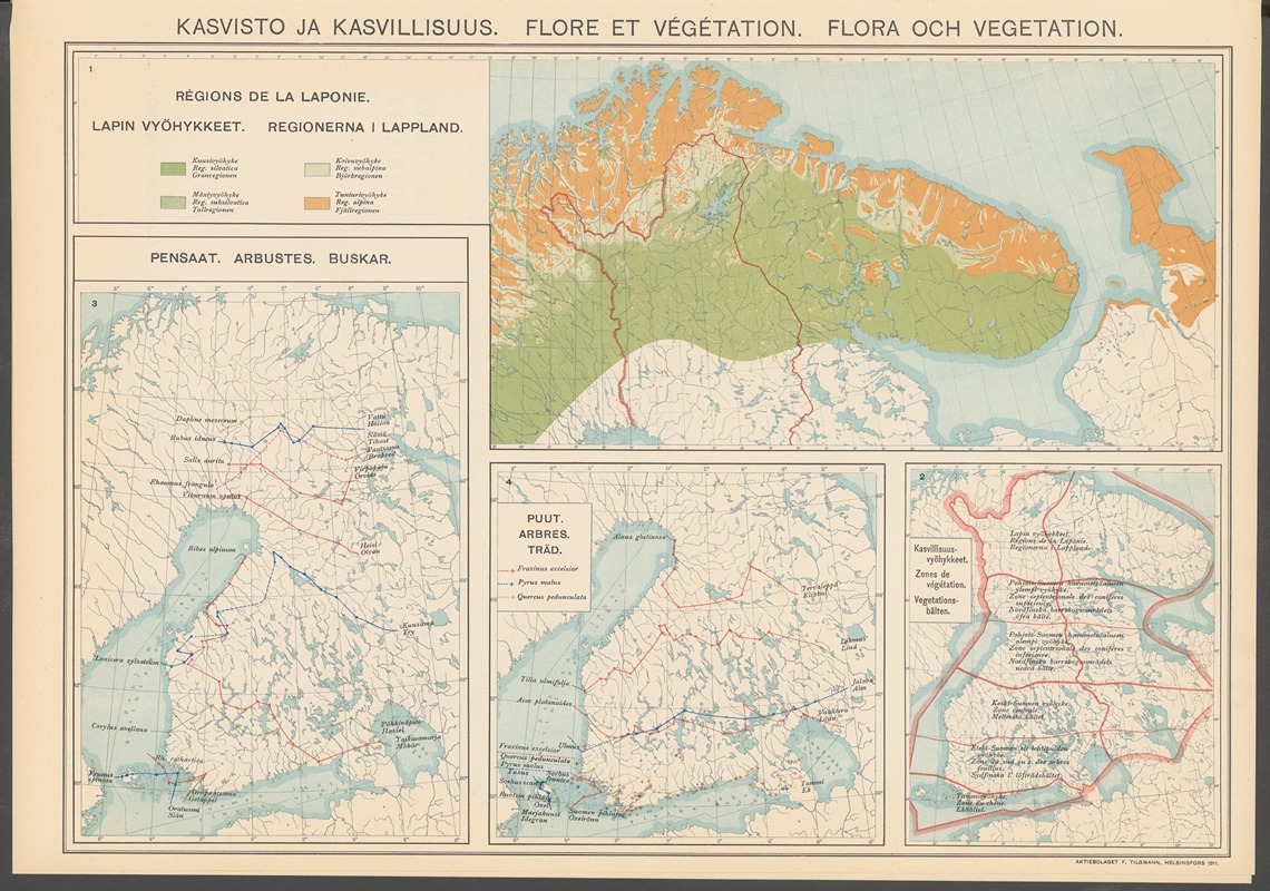 Ferdinand Tilgmann - Atlas ofver Finland Pl.22