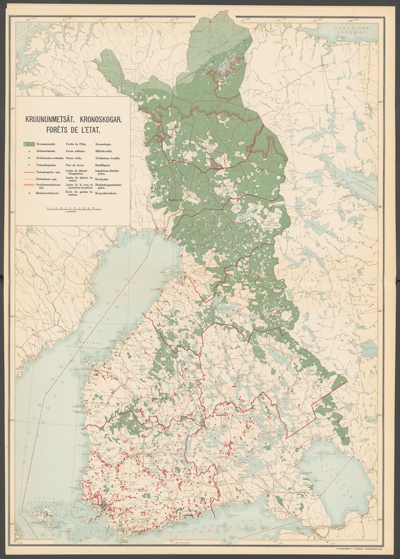 Ferdinand Tilgmann - Atlas ofver Finland Pl.26