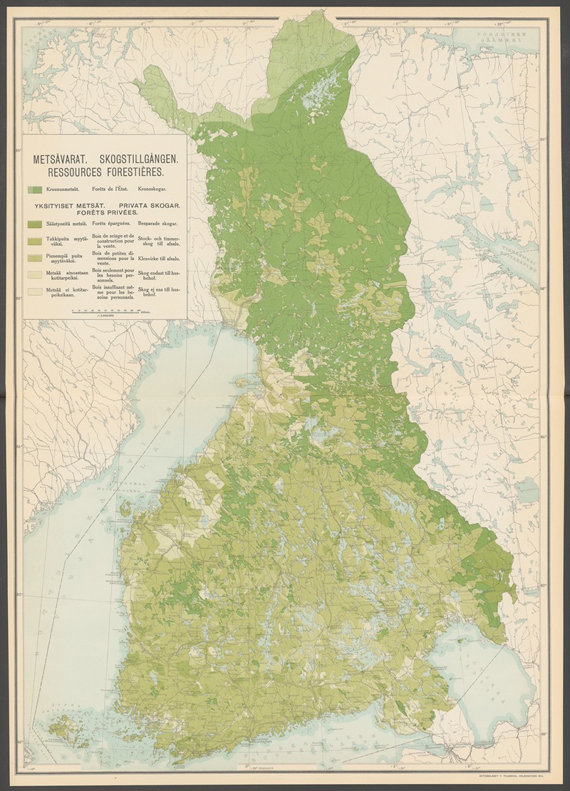 Ferdinand Tilgmann - Atlas ofver Finland Pl.27