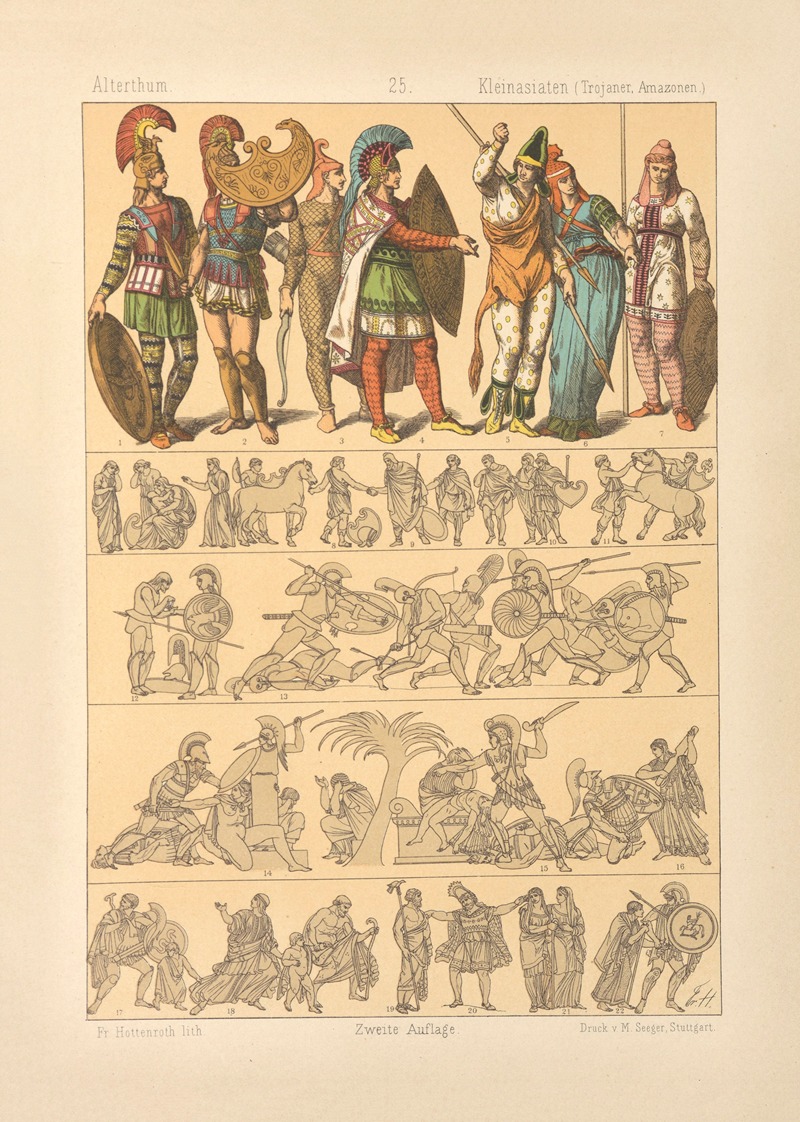 Friedrich Hottenroth - Kleinasiaten (Trojaner, Amazonen)
