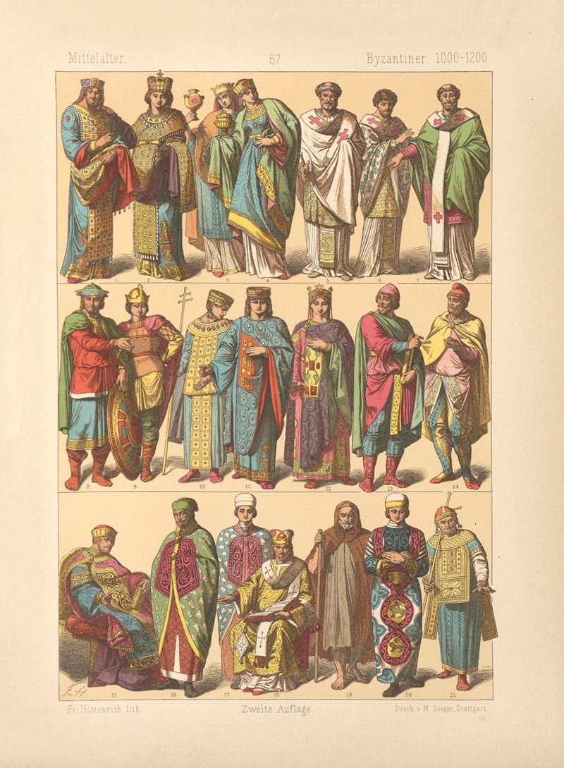 Friedrich Hottenroth - Byzantiner 1000-1200