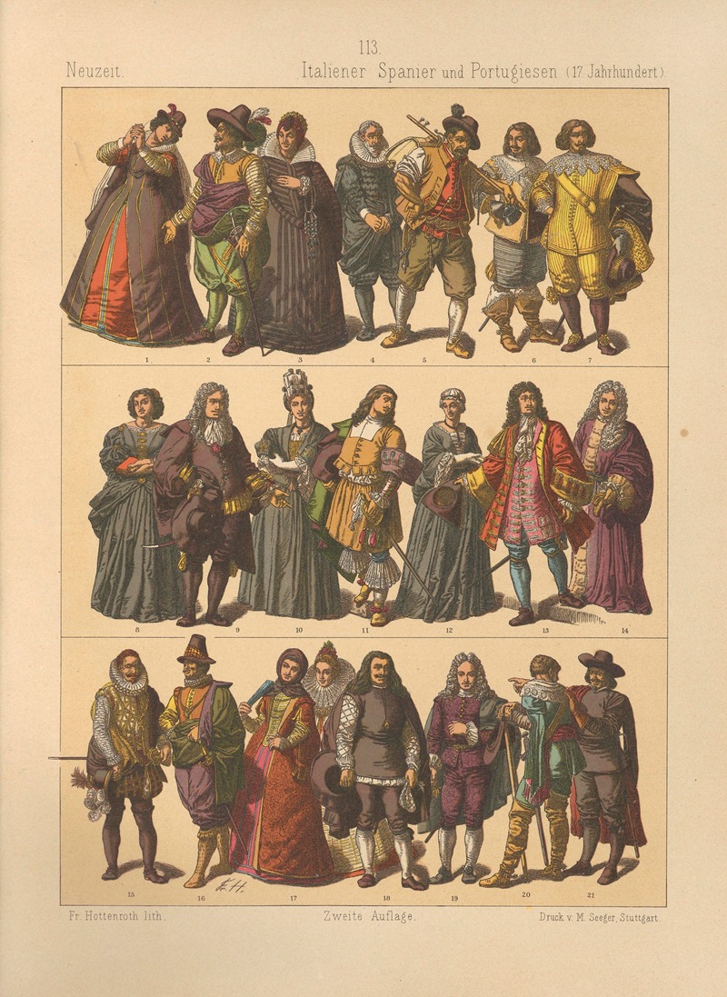 Friedrich Hottenroth - Italiener, Spanier und Portugiesen