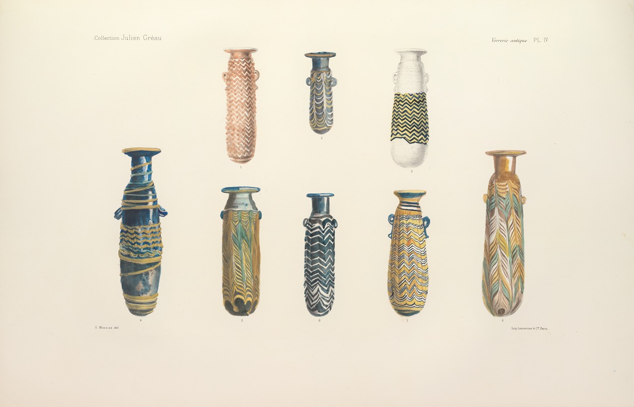 G. Massias - Collection Julien Gréau. Verrerie antique, émaillerie et poterie appartenant à M. John Pierpont Morgan Pl.04