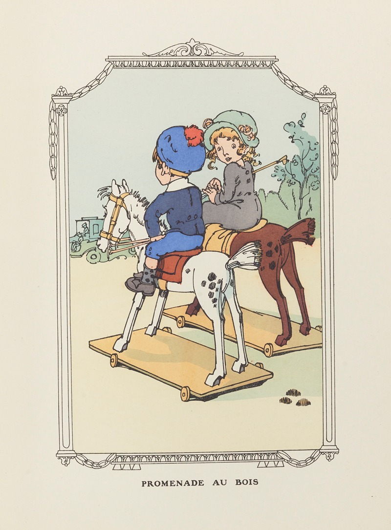 Gaston Marechaux - Promenade au bois