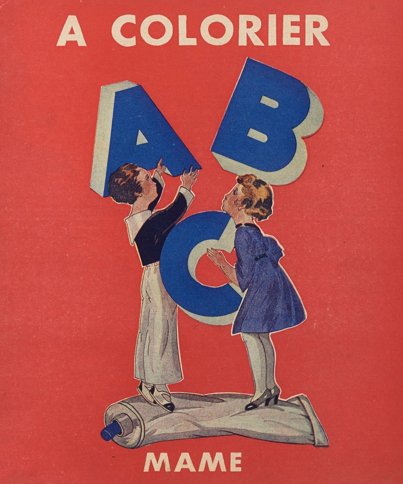 Gaston Marechaux - A. B. C. à colorier Pl.01