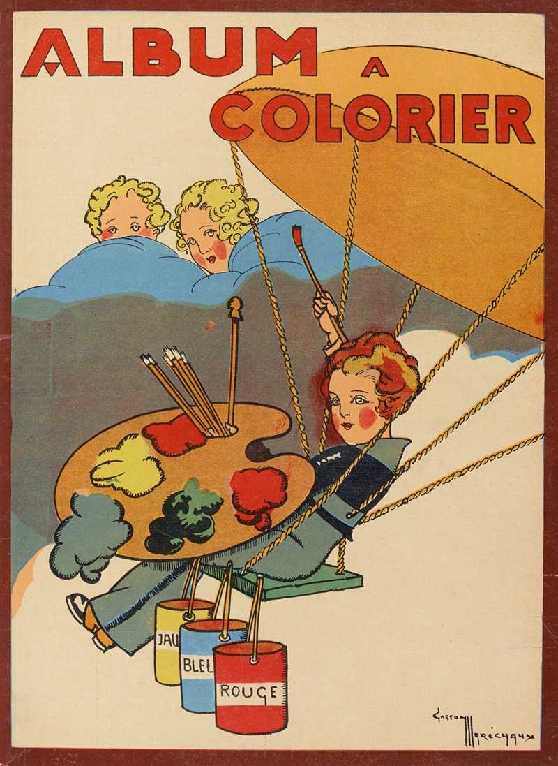 Gaston Marechaux - Album à colorier Pl.01