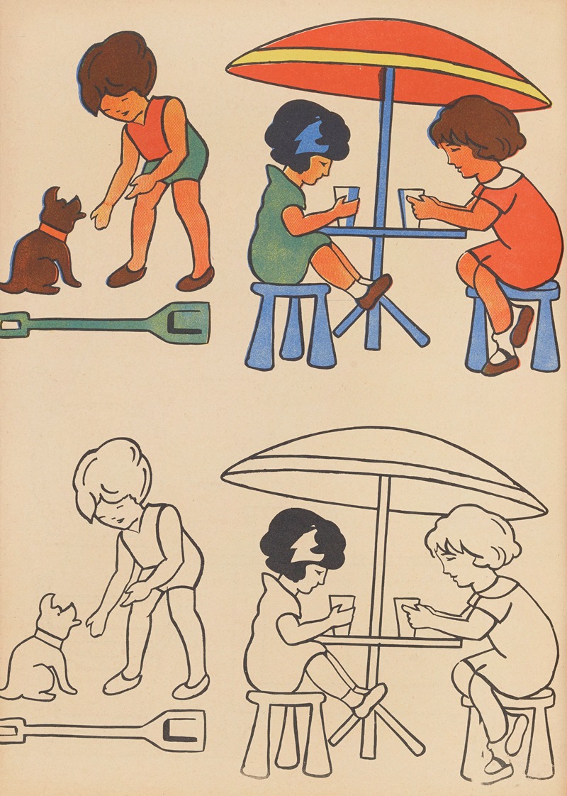 Gaston Marechaux - Album à colorier Pl.13