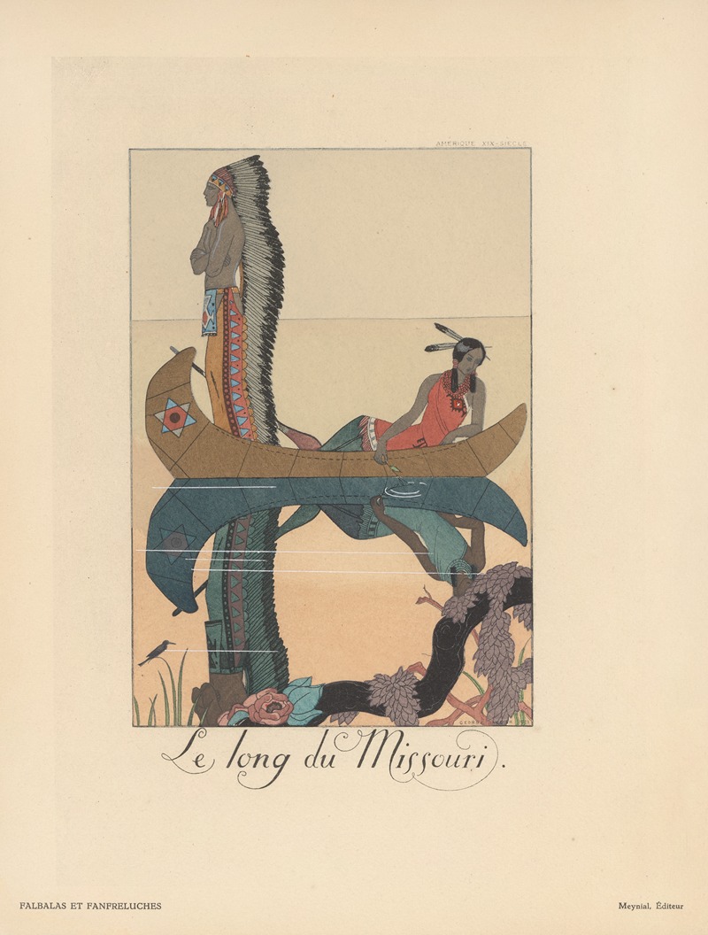 George Barbier - Le Long du Missouri (Falbalas et Fanfreluches).