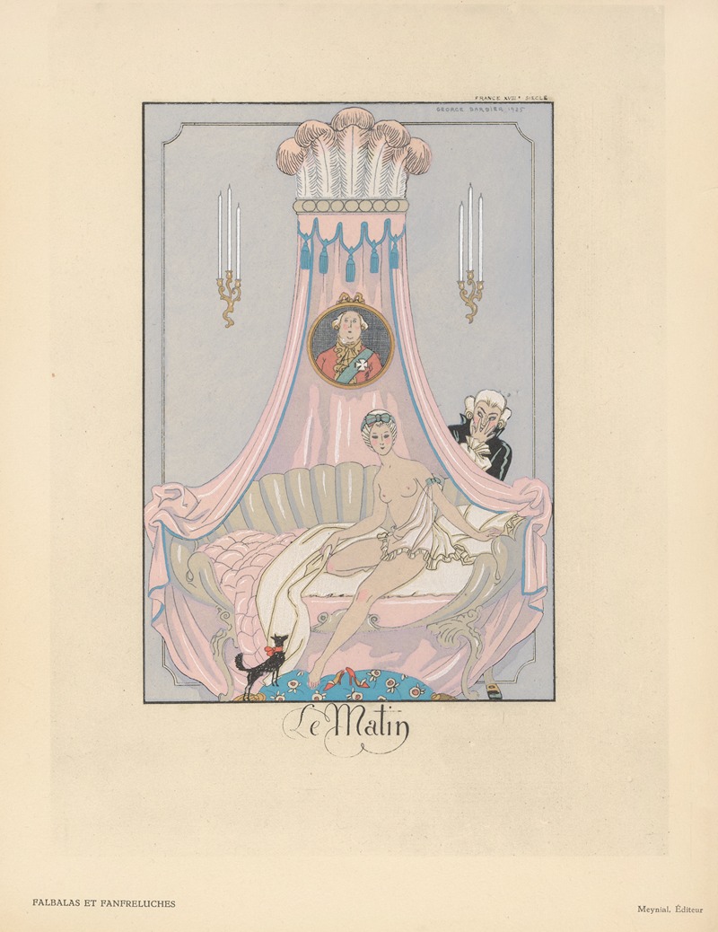 George Barbier - Le Matin (Falbalas et Fanfreluches).