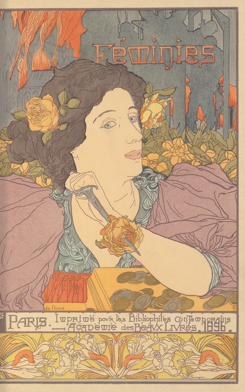 Georges de Feure - Féminies – Frontispiece