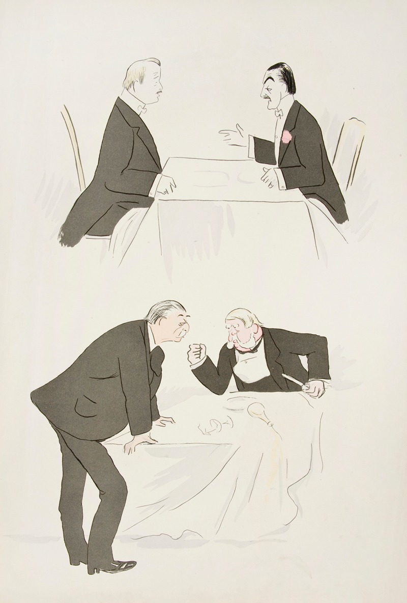 Georges Goursat (Sem) - Chez Voisin.