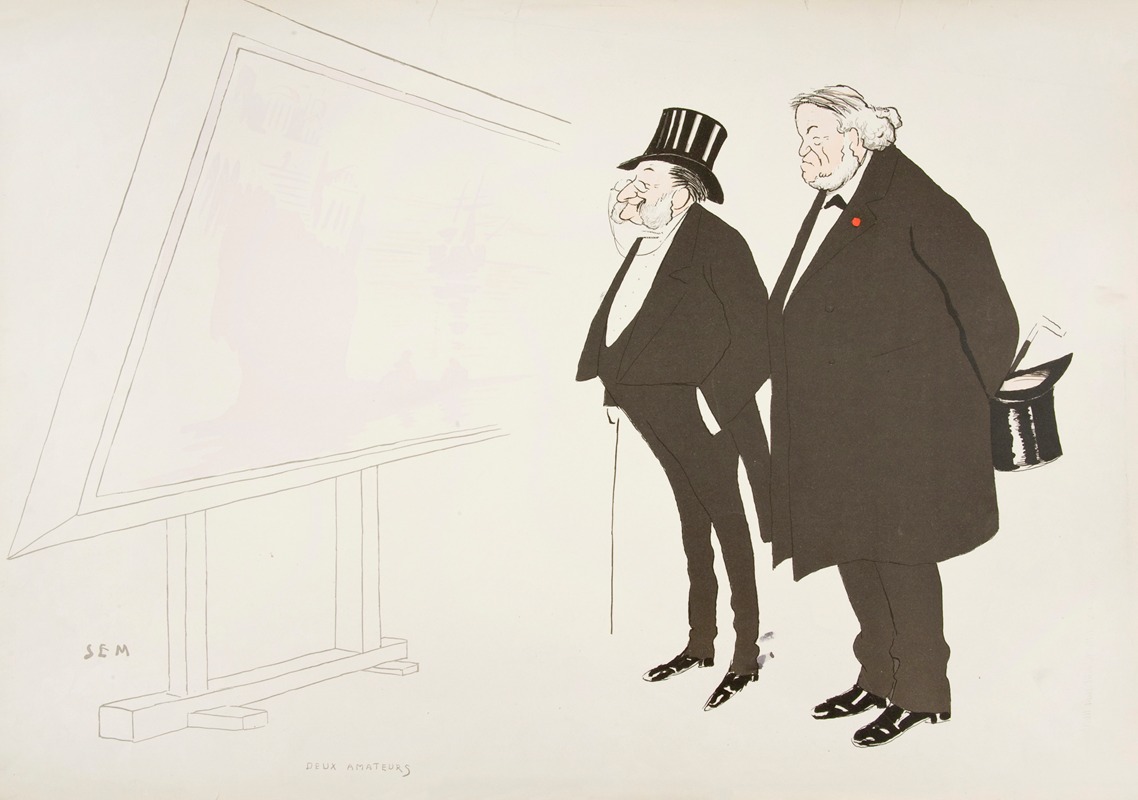 Georges Goursat (Sem) - Deux Amateurs