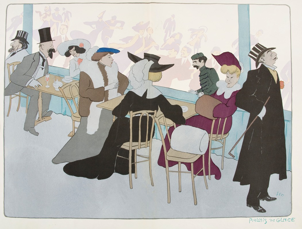 Georges Goursat (Sem) - Palais de Glace.