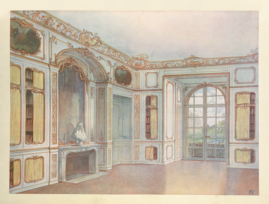 Georges Rémon - Bibliothéque du roi a Versailles….