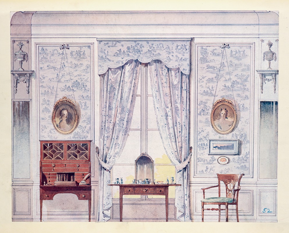 Georges Rémon - Chambre a coucher (époque de la Constituante)…