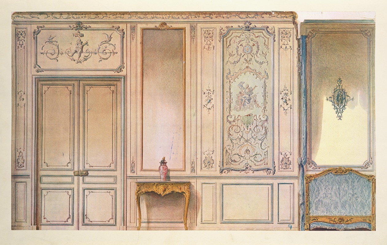 Georges Rémon - Chambre a coucher composée d’aprés celle de Ninon de Lenclos…