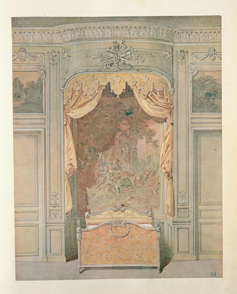 Georges Rémon - Chambre a coucher transition (Louis XV à Louis XVI)….