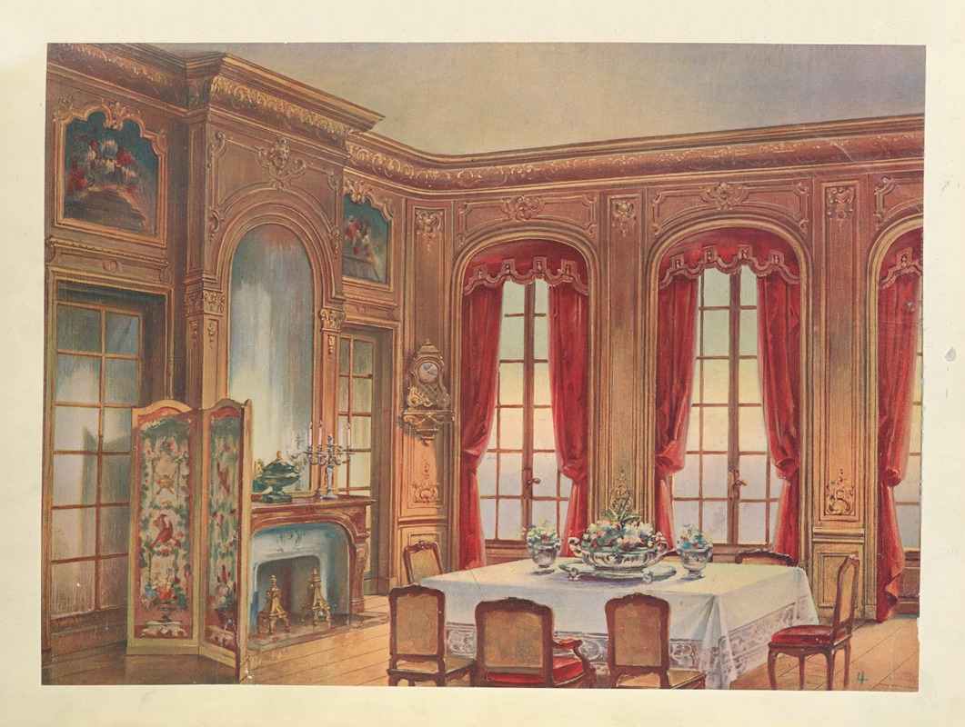 Georges Rémon - Salle a manger Louis XIV, provenant de la vente Lelong….