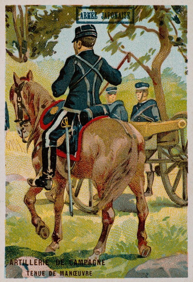 Gustave Black - Armée japonaise; Artillerie de Campagne; Tenue de manoeuvre