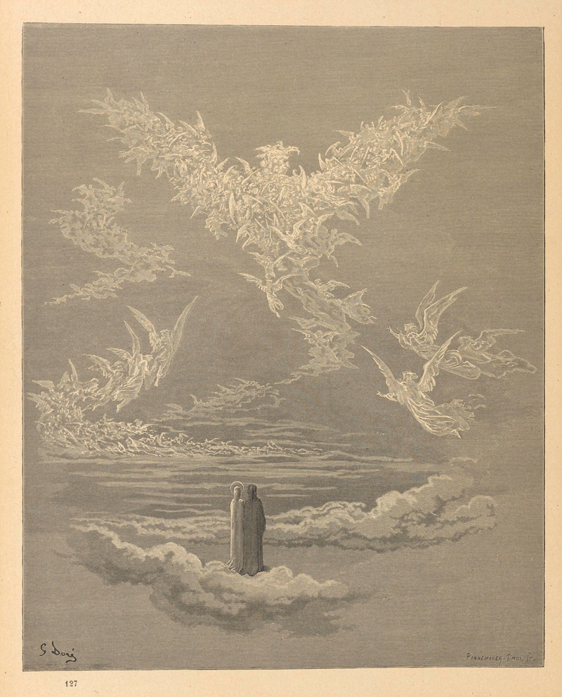 Gustave Doré - Dante Alighieri’s The Divine Comedy. Vol. 3, Paradise Pl.10
