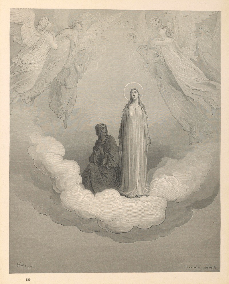 Gustave Doré - Dante Alighieri’s The Divine Comedy. Vol. 3, Paradise Pl.12