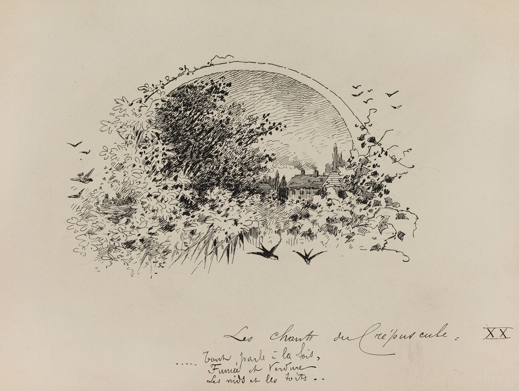 Gustave Fraipont - Les Chants du crépuscule