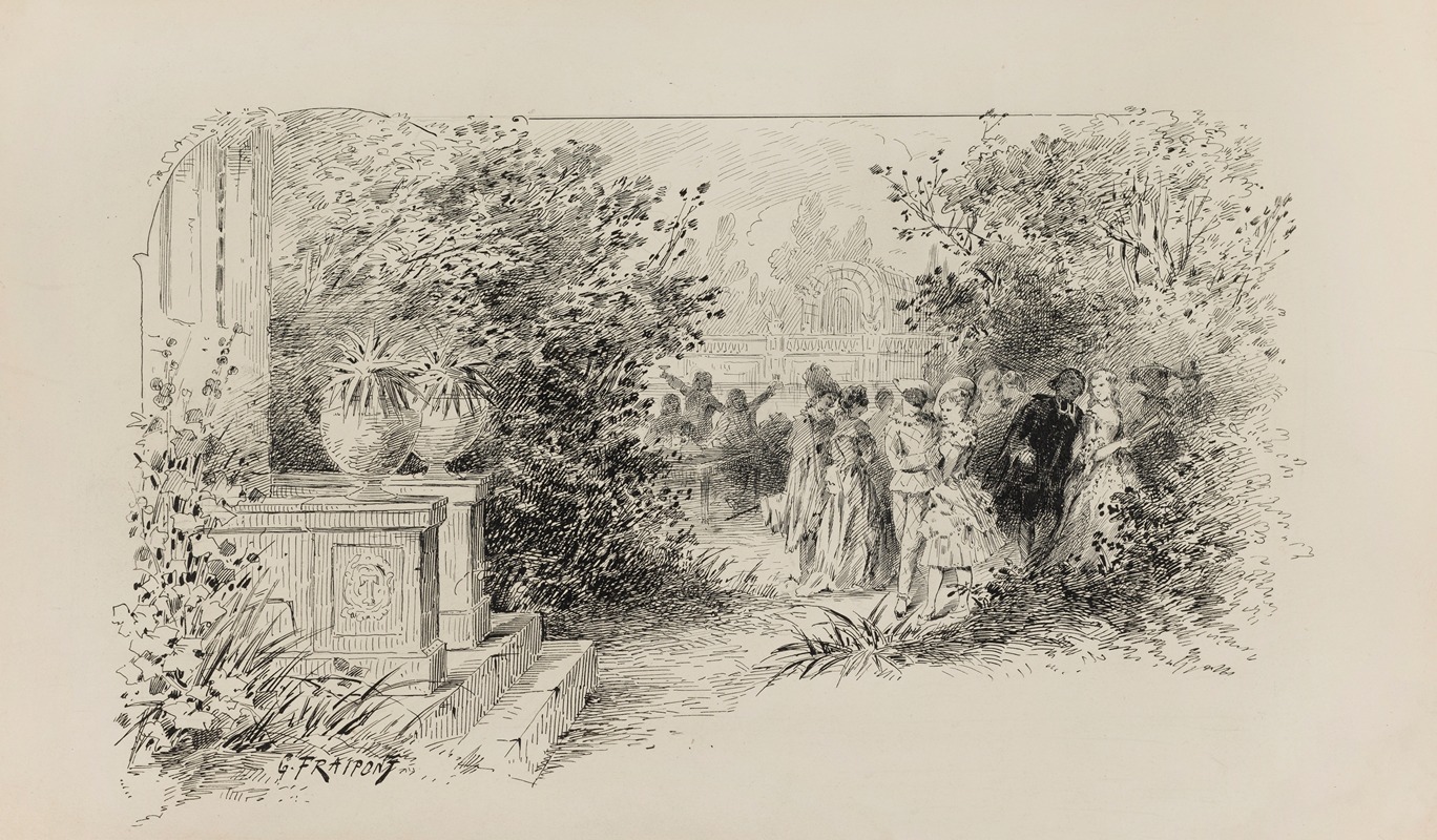 Gustave Fraipont - Les Contemplations (Fête chez Thérèse)