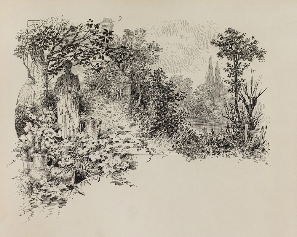 Gustave Fraipont - Les Contemplations. Halte en marchant