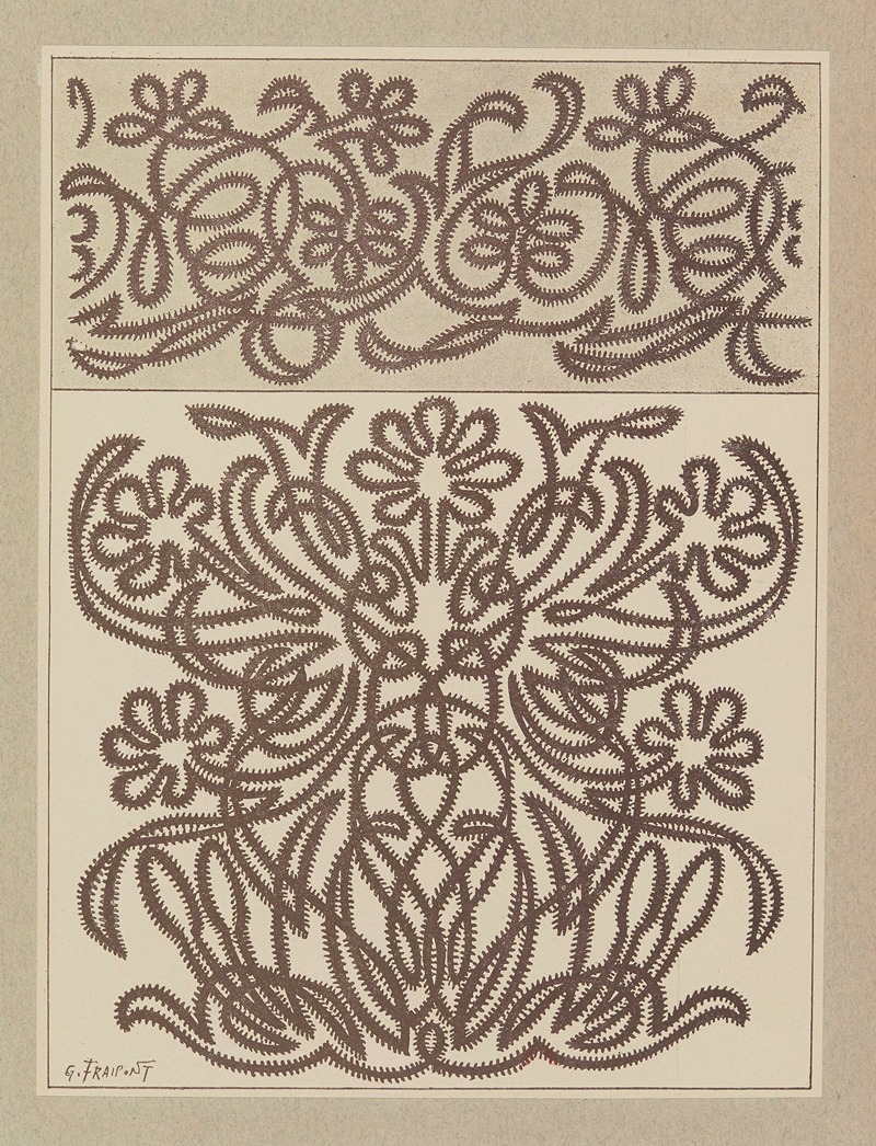 Henri Laurens (Editor) - Compositions ornementales pour le cuir et la pyrogravure Pl.05