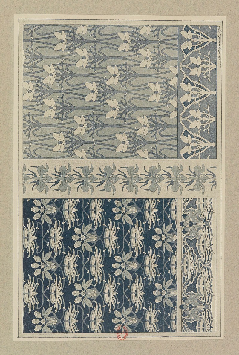 Henri Laurens (Editor) - Compositions ornementales pour le cuir et la pyrogravure Pl.07
