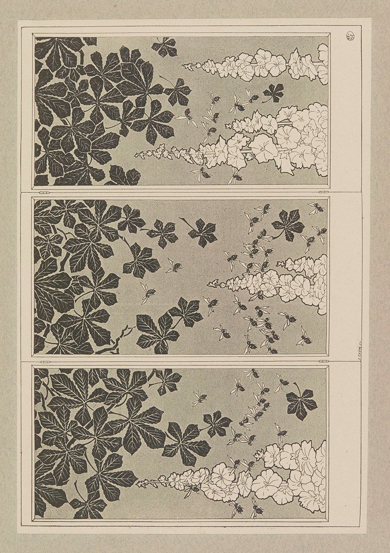 Henri Laurens (Editor) - Compositions ornementales pour le cuir et la pyrogravure Pl.14