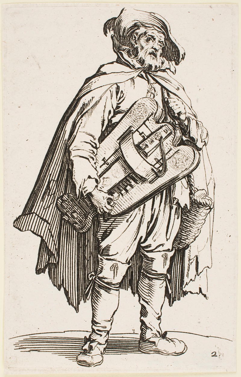 Jacques Callot - The Hurdy-Gurdy Player